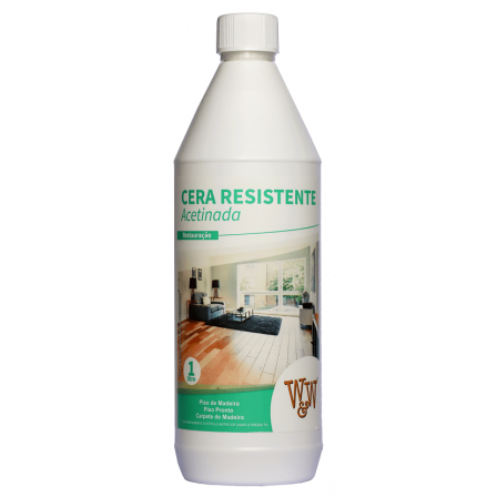 W&W Cera Resistente para Pisos de Madeira Acetinada 1L