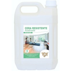 W&W Cera Resistente para Pisos de Madeira Acetinada 5L