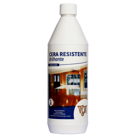 W&W Cera Resistente Brilhante para Pisos de Madeira 1L